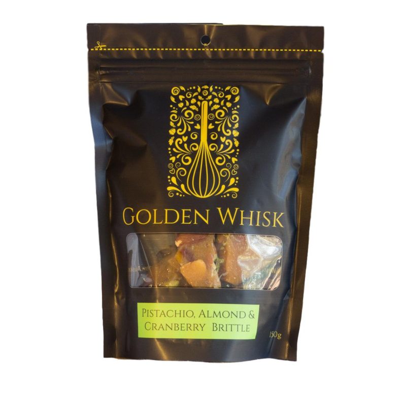 Golden Whisk Pistachio Brittle - Boxed Indulgence