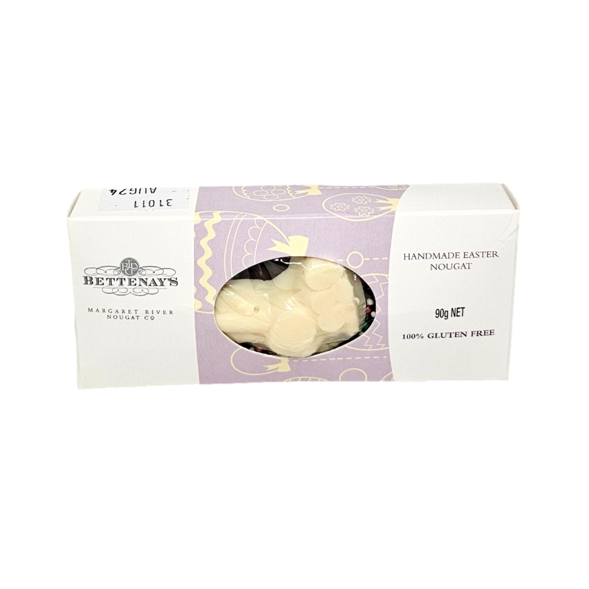 BETTENAYS MARGARET RIVER Easter Bunny Nougat Co 90g Gourmet Baskets