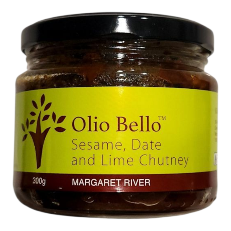 OLIO BELLO - Sesame, Date & Lime Chutney - 300g