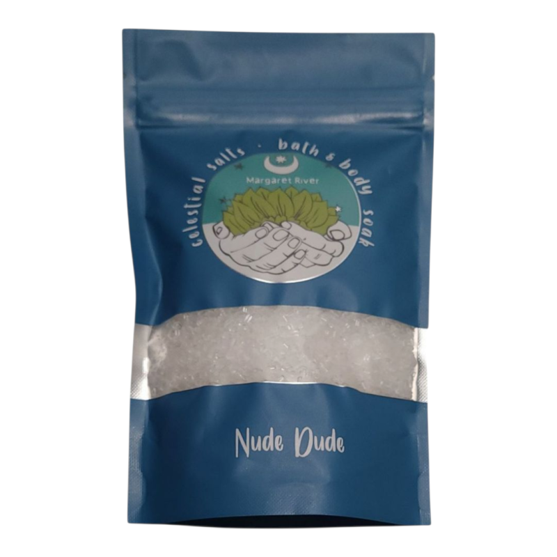 CELESTIAL SALTS – Nude Dude Body Soak – 135g