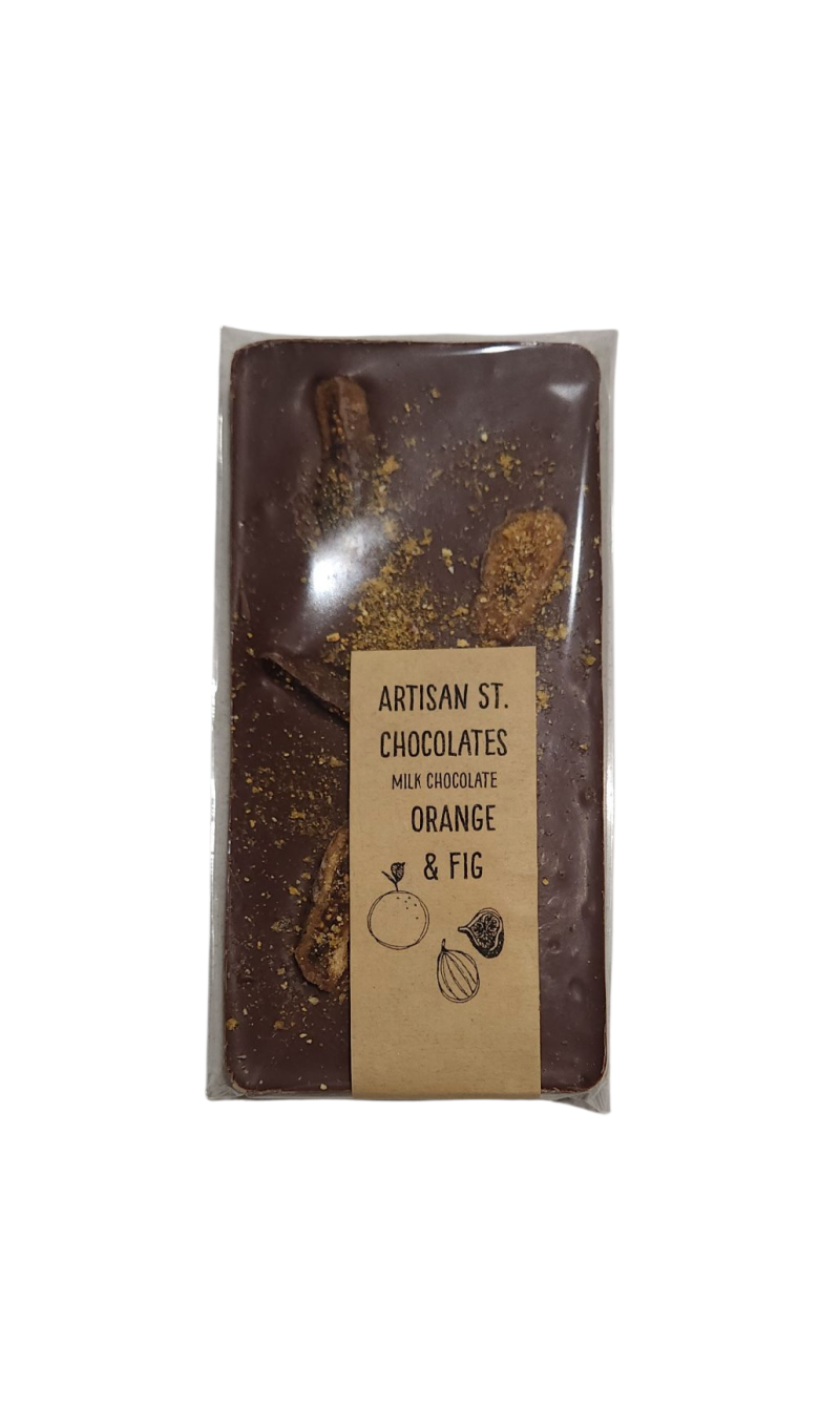 ARTISAN ST Chocolate - Milk Choc Orange & Fig - 80g