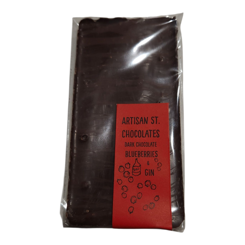 ARTISAN ST Chocolate - Dark Choc Blueberries & Gin - 80g