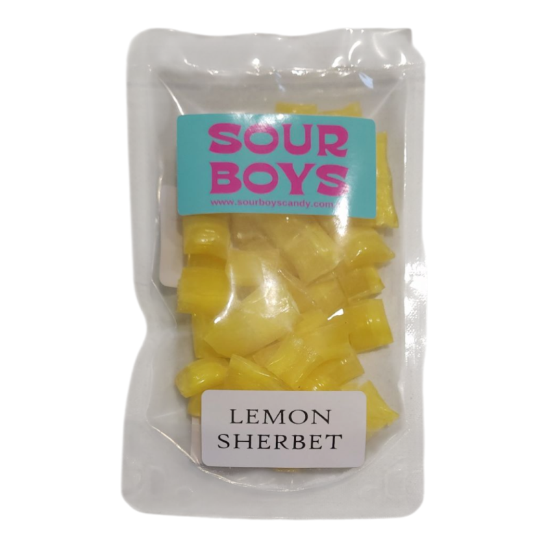 SOUR BOYS - Lemon Sherbet Candies - 100g