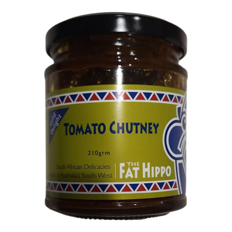 THE FAT HIPPO Tomato Chutney Mild Delight - 210g
