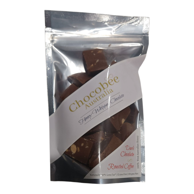 CHOCOBEE Whipped Choc- Dark Choc Roasted Coffee - 180g Bag