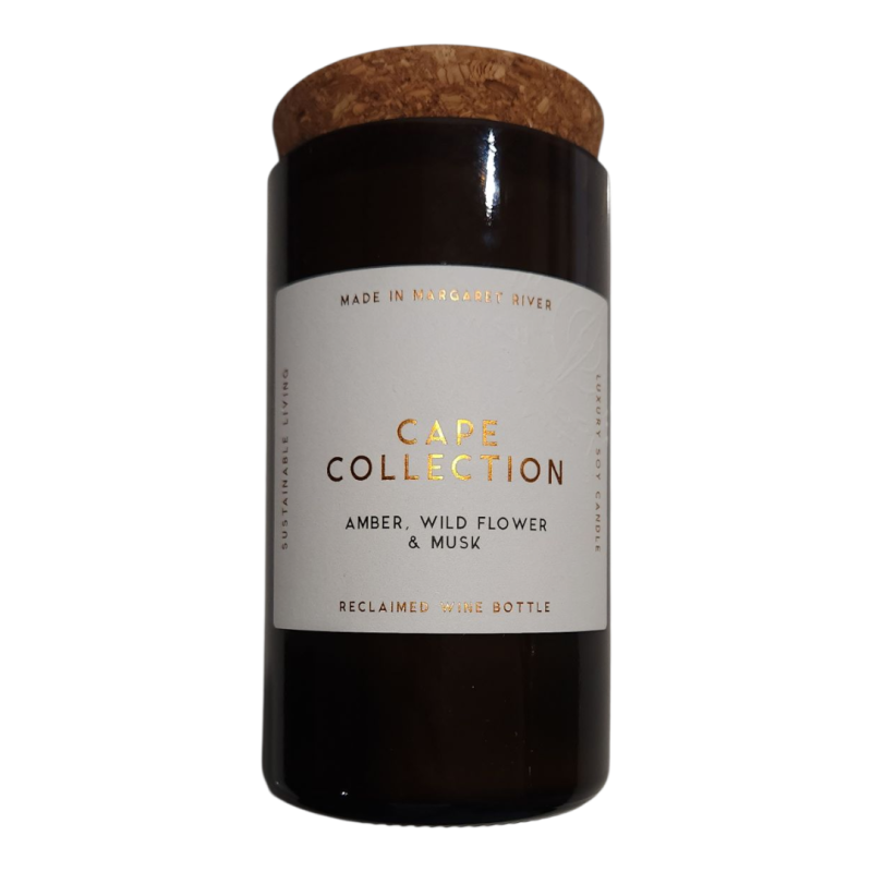 CAPE COLLECTION Candle Amber, Wild Flower & Musk Candle