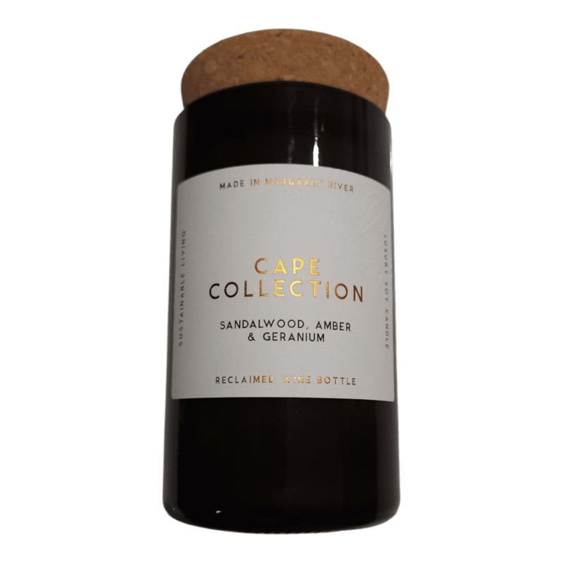 CAPE COLLECTION Candle Sandalwood Amber Geranium Candle