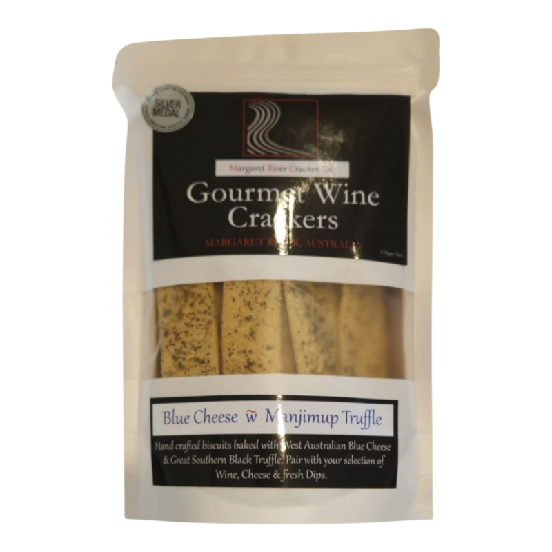 MARGARET RIVER CRACKER CO. - Blue Cheese w Manjimup Truffle - 100g