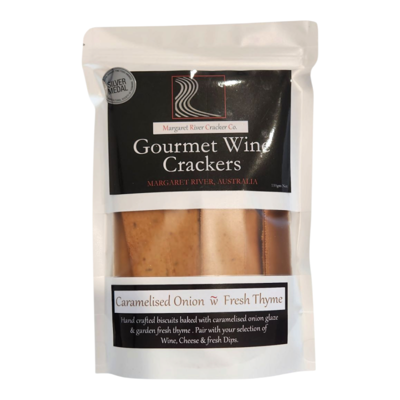 MARGARET RIVER CRACKER CO. - Caramelised Onion w Fresh Thyme - 100g
