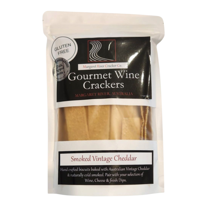 MARGARET RIVER CRACKER CO. - GF - Smoked Vintage Cheddar -100g