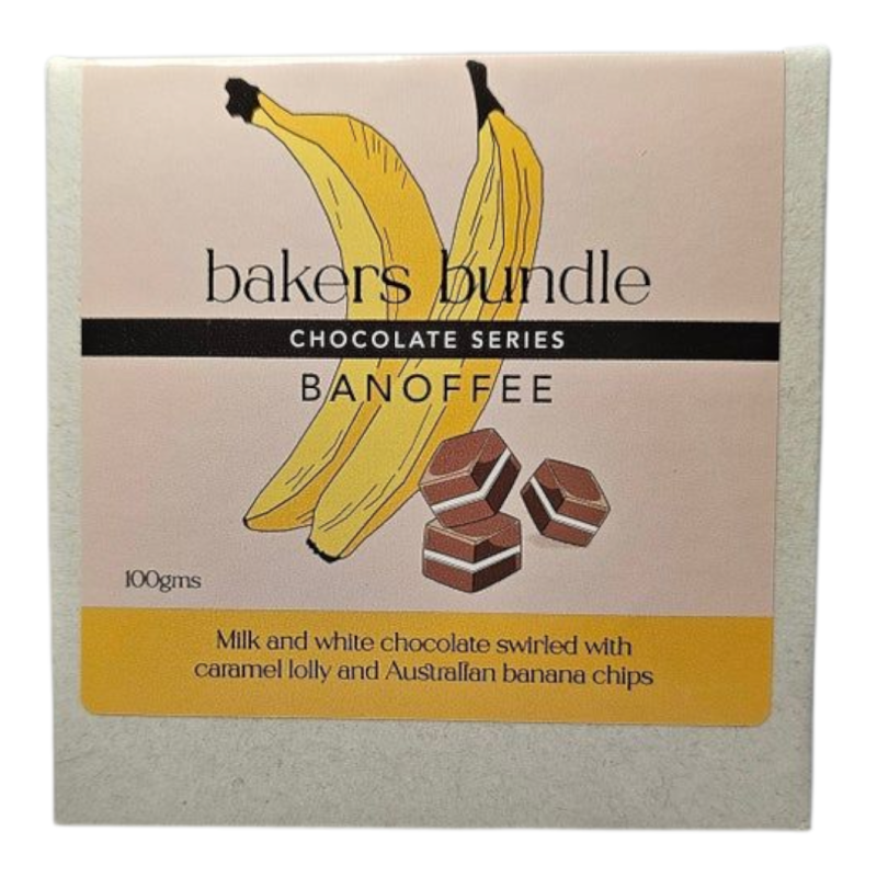 PAWPRINT Chocolate Block Bakers Bundle - Banoffee - 100g