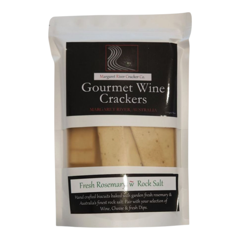 MARGARET RIVER CRACKER CO. - Fresh Rosemary w Rock Salt - 100g
